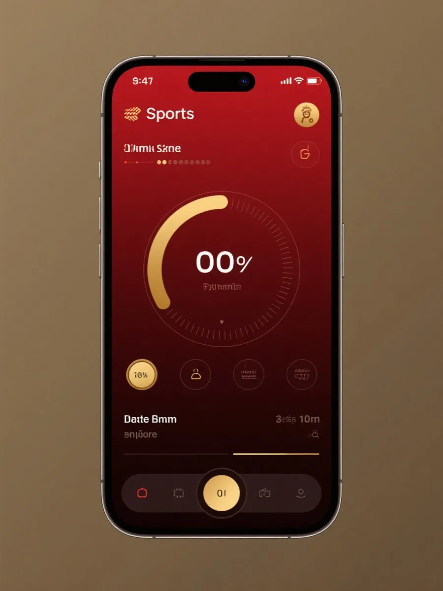 世界杯官方App界面示意图