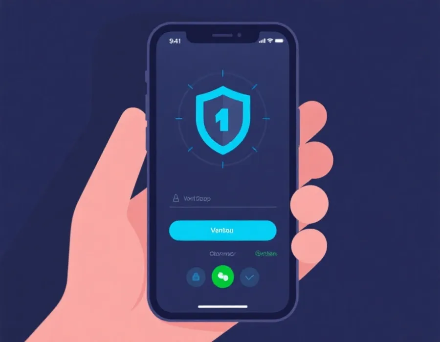 移动端安全验证示意图